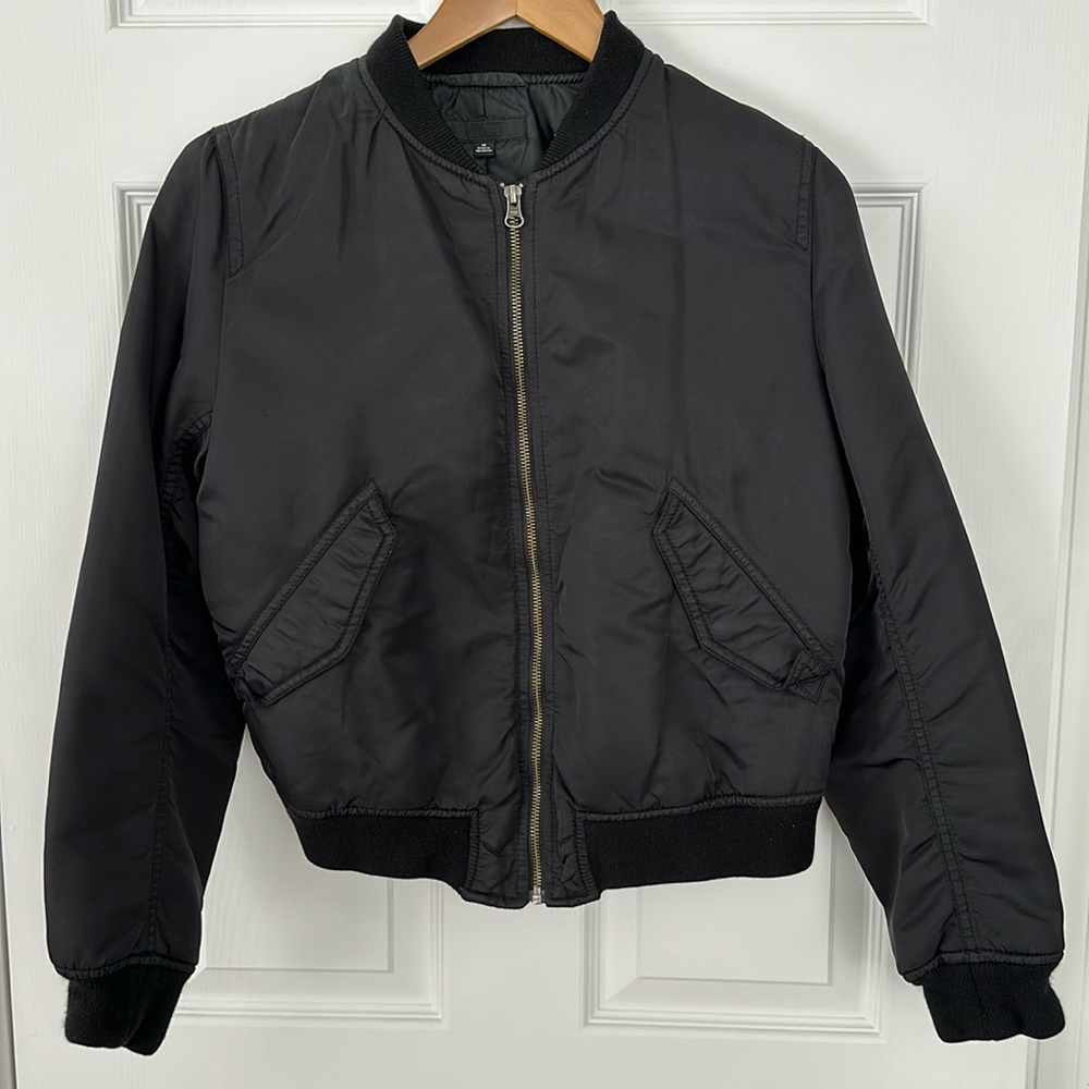 Uniqlo Black Bomber Jacket